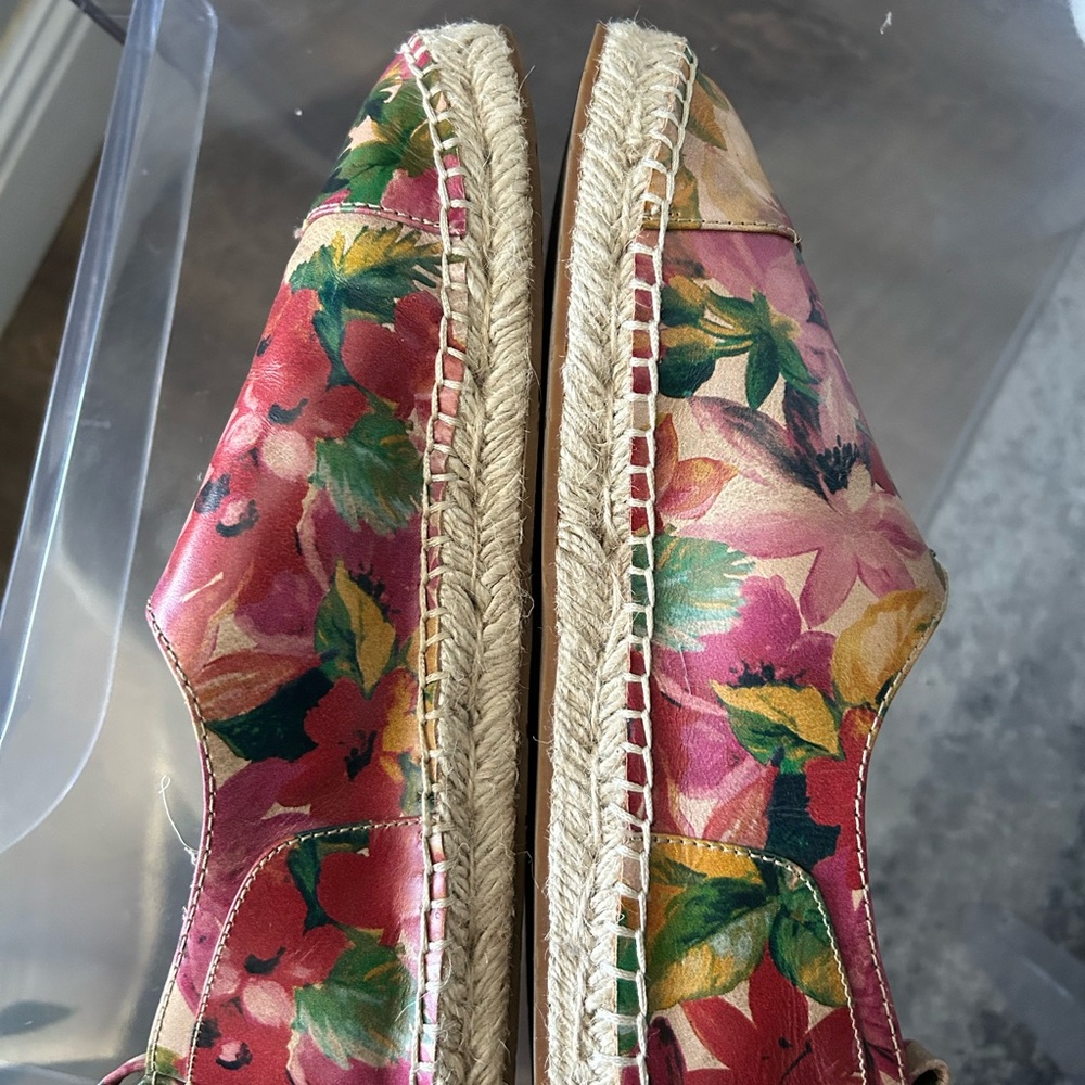 Patricia Nash Pink Floral Espadrilles